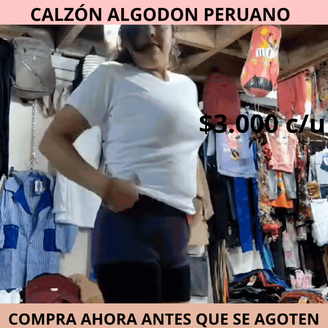 CALZON ALGODON PERUANO ELASTICO ANCHO 3000 C/U