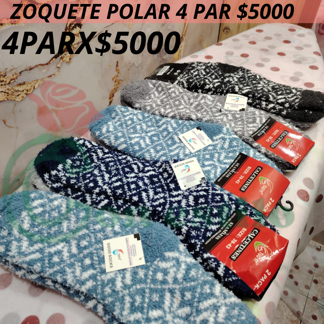 zoquete polar 4 par x $5000