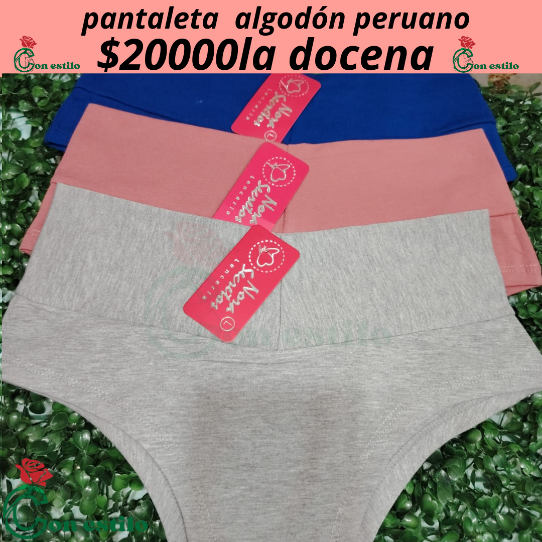 cachetero sin elastico peru docena 20000