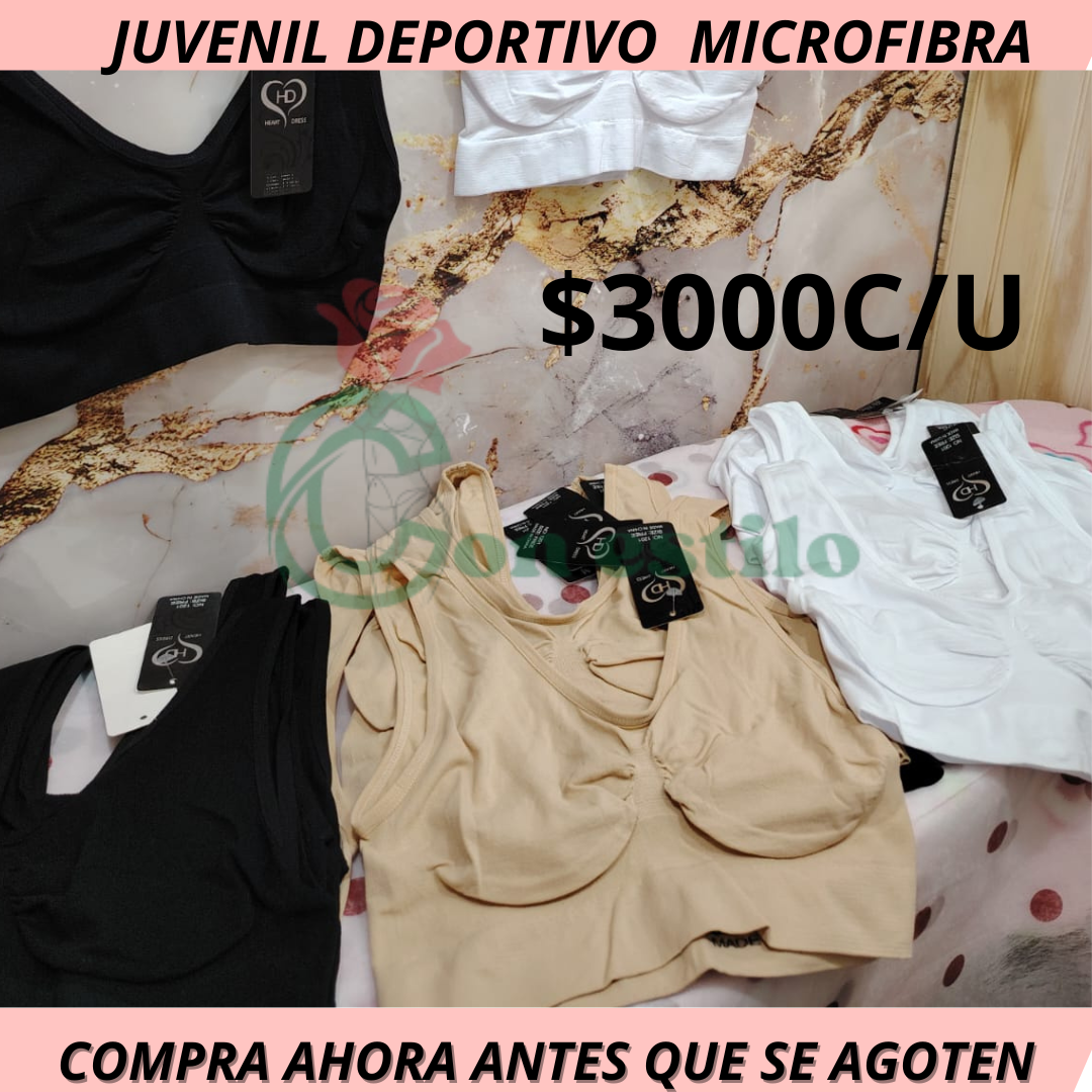 PETO JUVENIL MICROFIBRA $3000 C/U