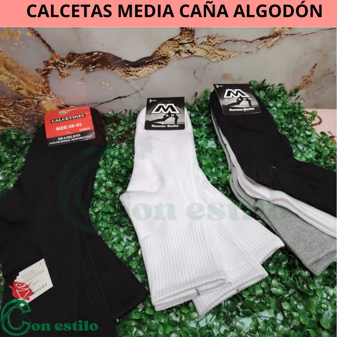 CALCETAS MEDIA CAÑA 9000 LA DC