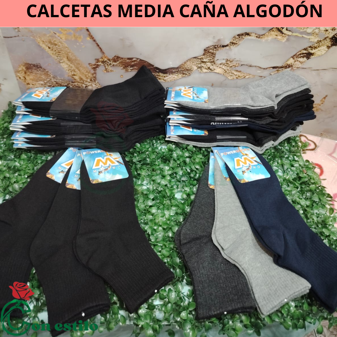 CALCETAS MEDIA CAÑA JUVENIL 31/36 $8000