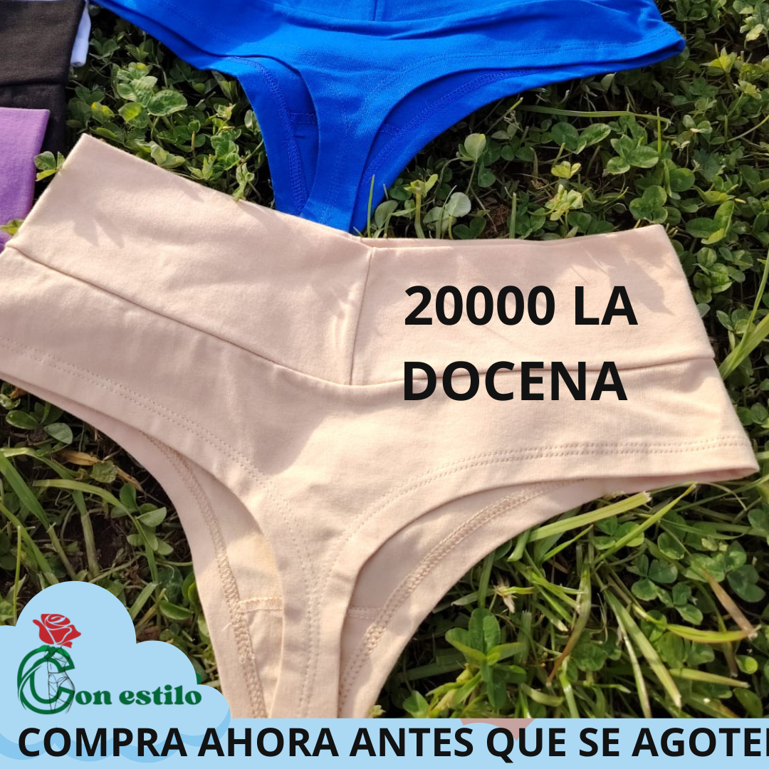 CULOTE SIN ELASTICO LA DOCENA 20000 PERU