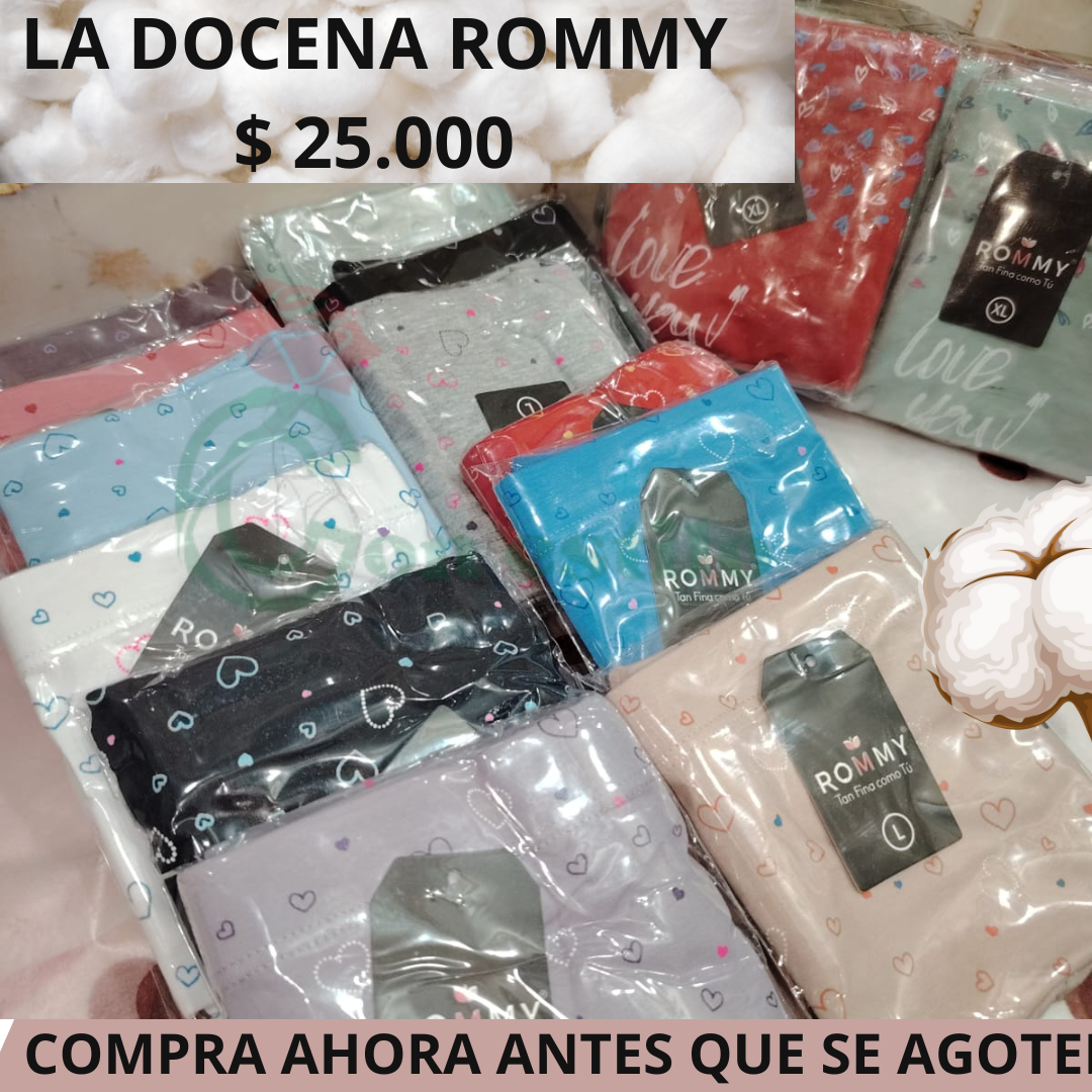 CALZÓN ROMMY PERU 12 UNIDADES 25000