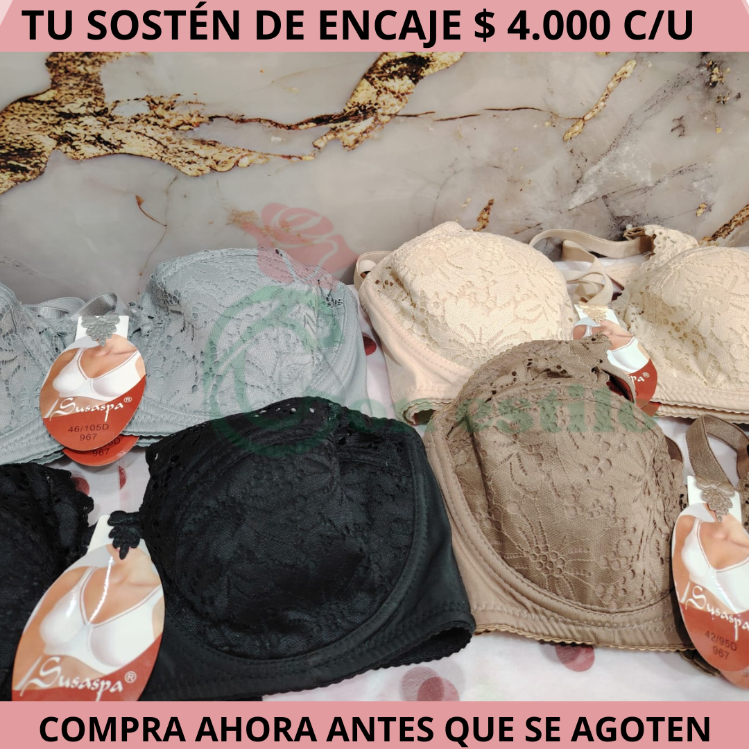 SOSTÉN ENCAJE COPA D