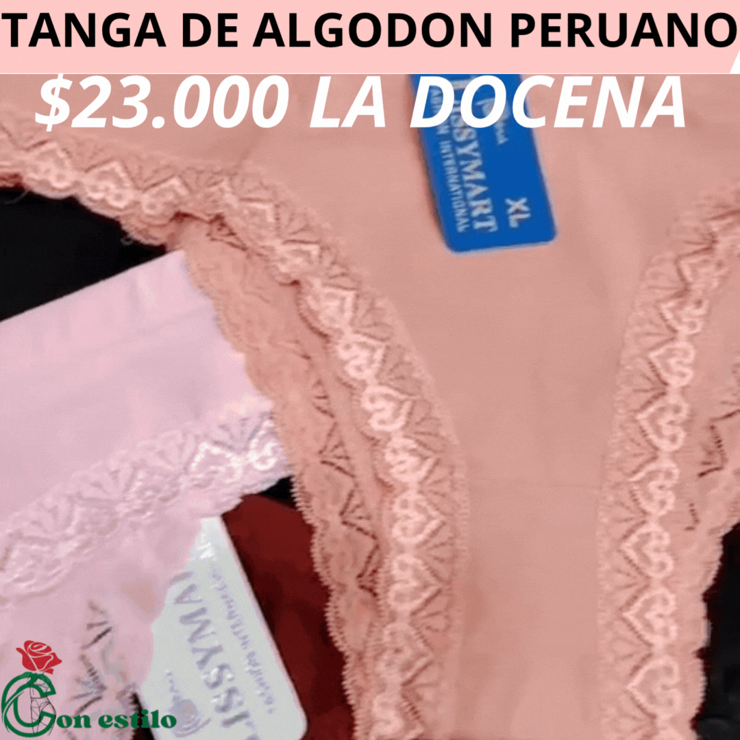 TANGA ALGODON PERUANO 23000 LA DC