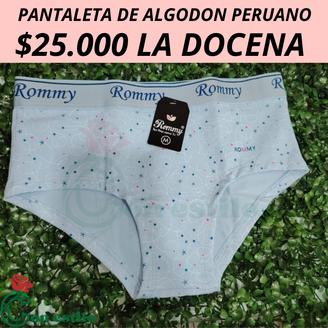 PANTALETA ROMMY 25000 L dc algodon peruano