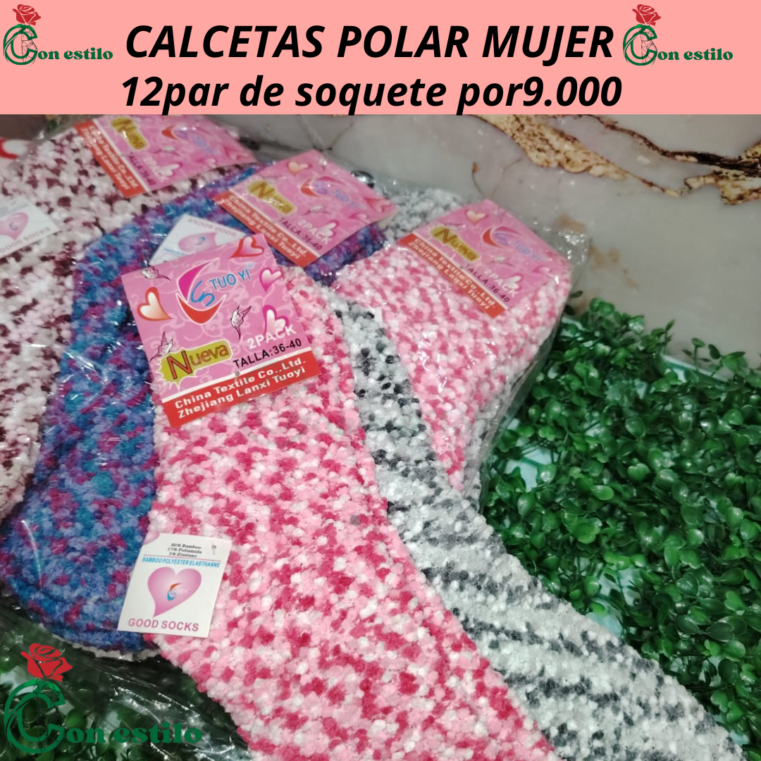 Soquete polar 9000 LA DOCENA