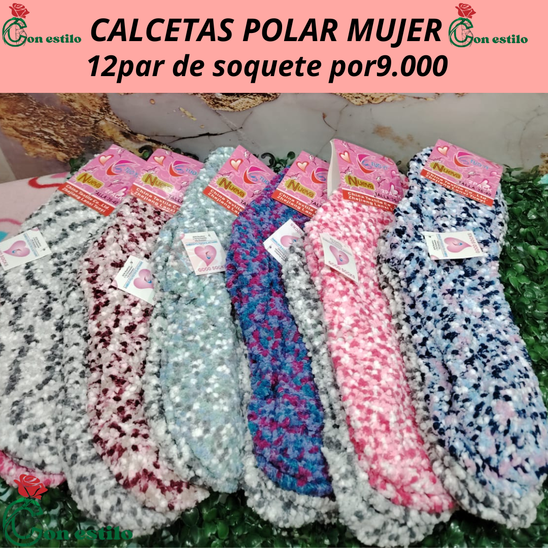 Soquete polar 9000 LA DOCENA