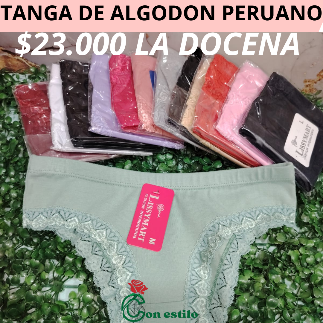TANGA ALGODON PERUANO 23000 LA DC