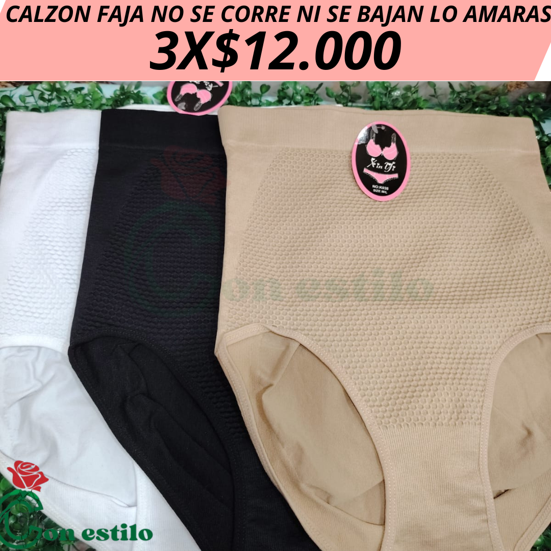 CALZON FAJA LARGA NO SE CORRE 3 X12000