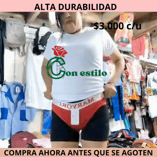 CALZÓN ALGODON PERUANO CON PRETINA