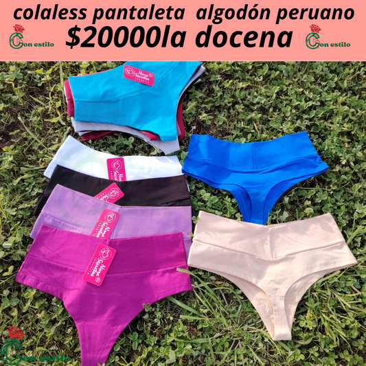 CULOTE SIN ELASTICO LA DOCENA 20000 PERU