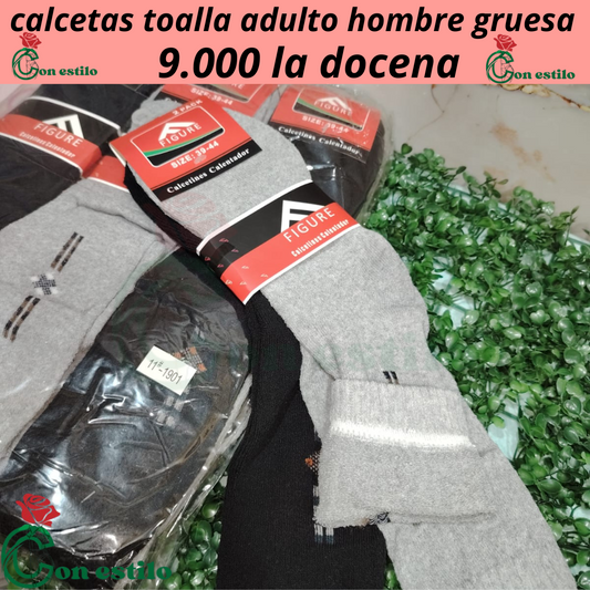 calcetas de toatta hombre 9000 la docena