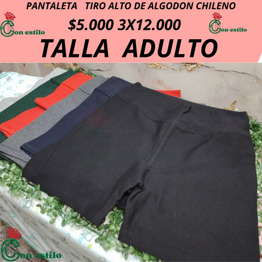 schort  cubre ropa interior 3x12000