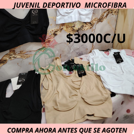 PETO JUVENIL MICROFIBRA  $3000 C/U