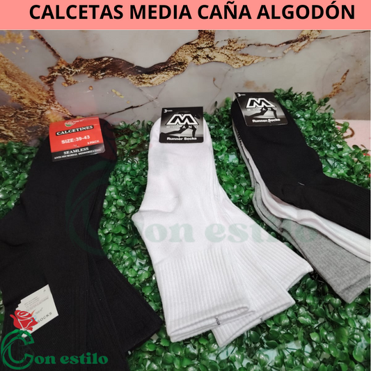 CALCETAS MEDIA CAÑA 9000 LA DC