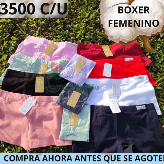 BOXER FEMENINO JUVENIL LOLA 3500 C/U