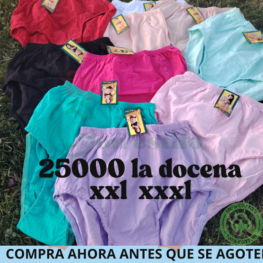 calzon señora peru    xxl  y   xxxl 12 unidades25000