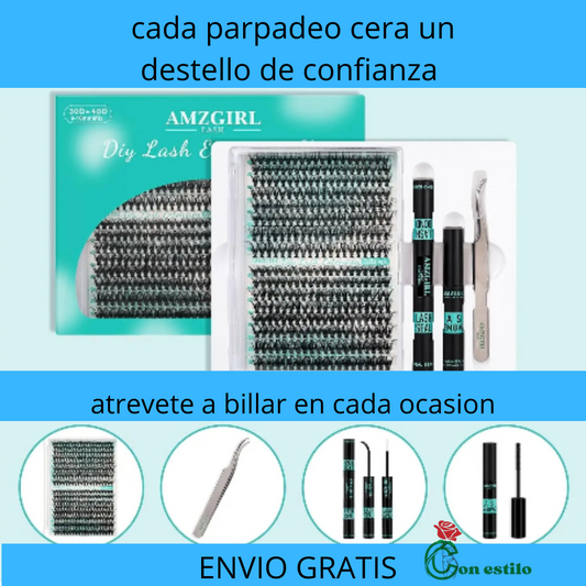 PerfectGlam™ Kit de pestañas
