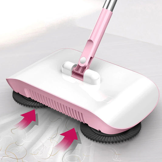 Sweep & Mop Duo™ Escoba y trapeador pala de empuje