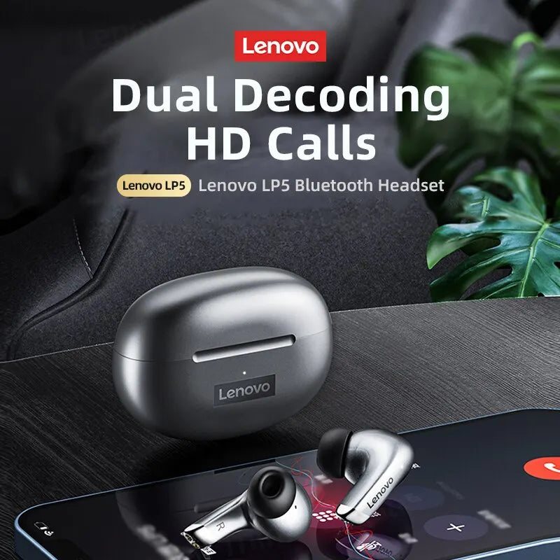 SonicEdge™ Auriculares inalámbricos Bluetooth Lenovo LP5