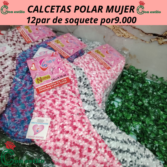 Soquete polar 9000 LA DOCENA