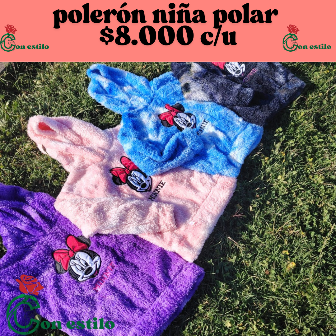 polerón nacional pata niña $8.000