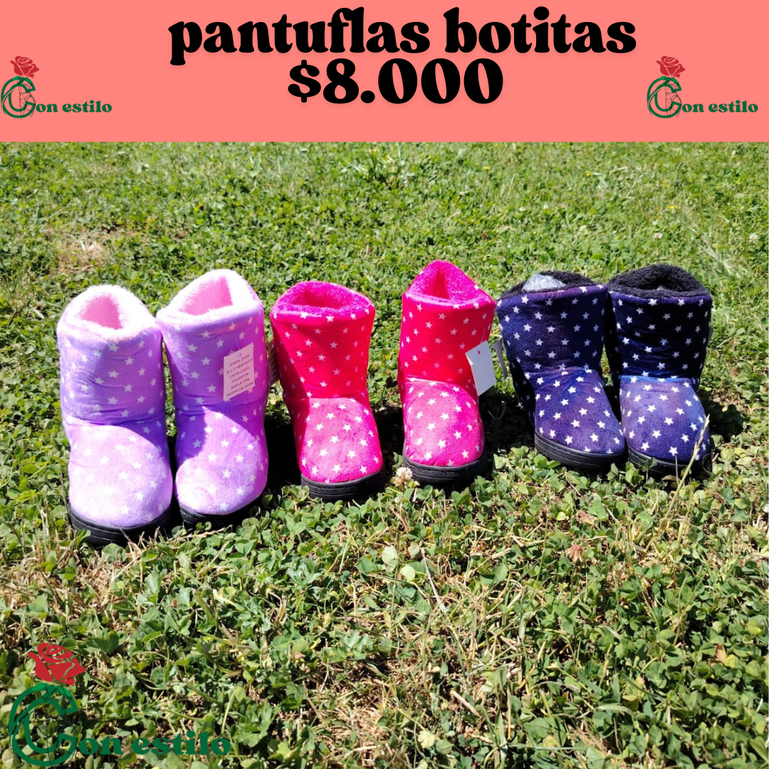 pantufla bolita $8.000