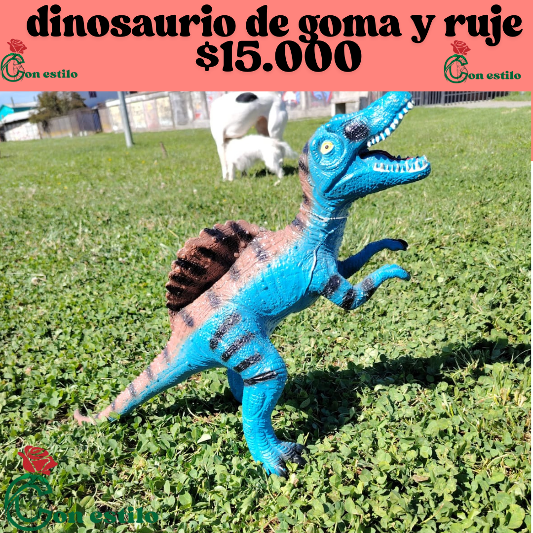 dinosaurio de goma grande 15.000
