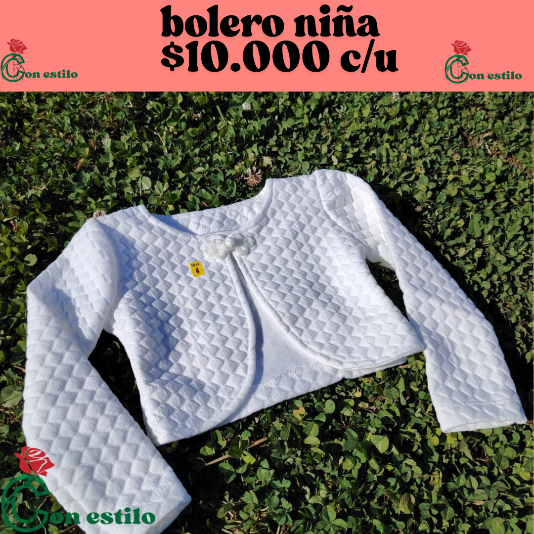 bolero niña $10.000