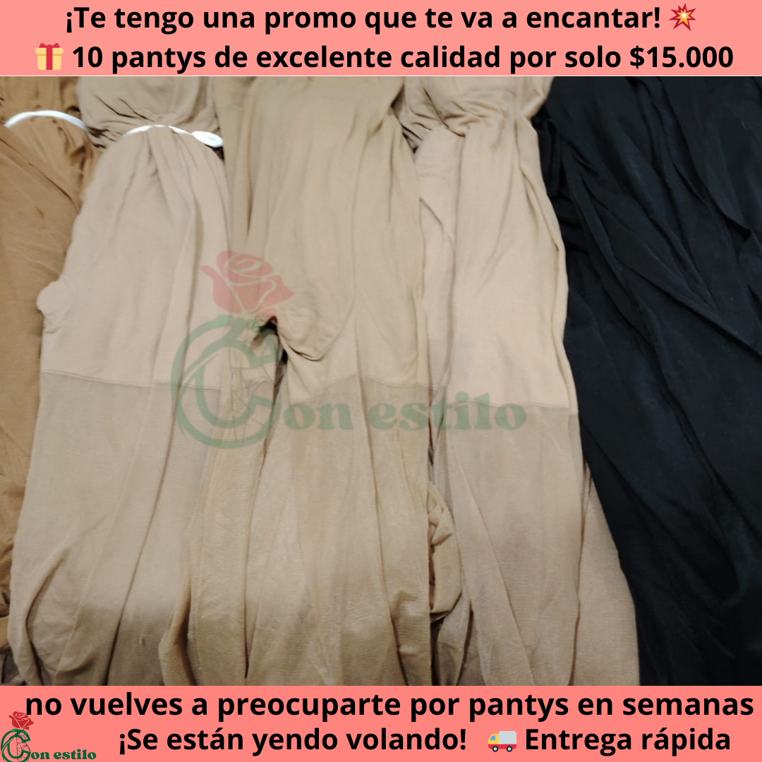 panty mujer adulto grande  10 unidades por 15000