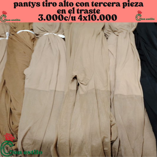 pantys 3.000 c/u 4x10.000