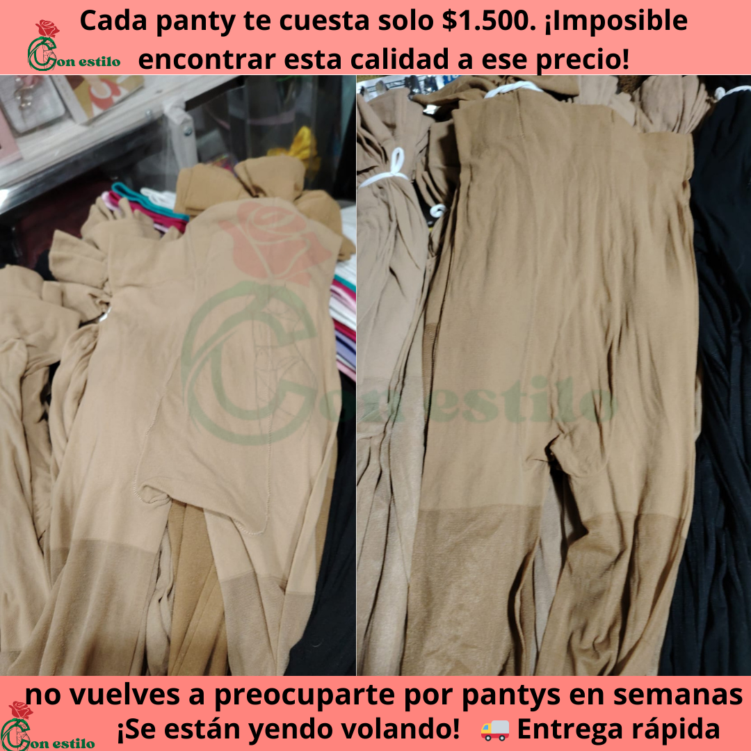 panty mujer adulto grande  10 unidades por 15000