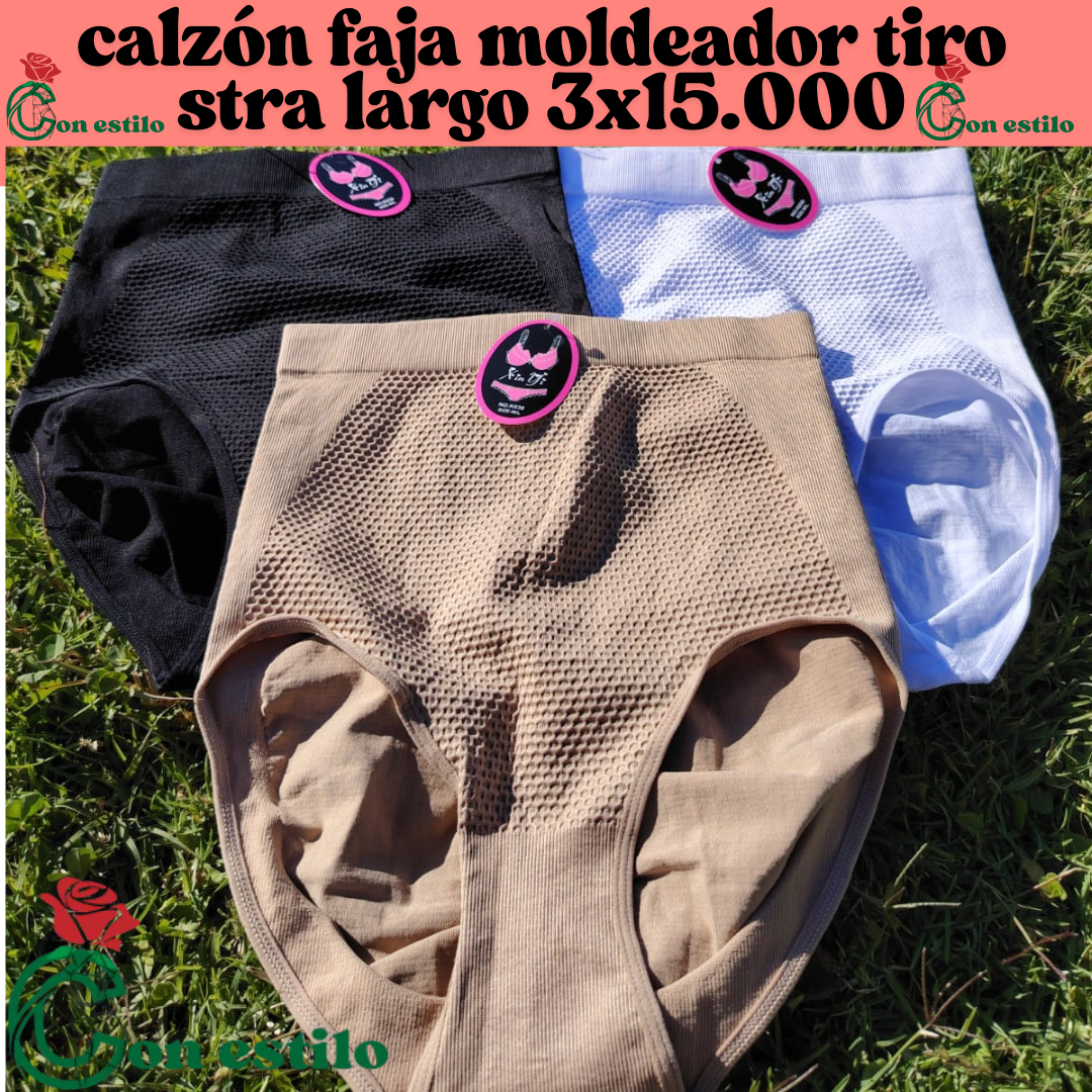 calzón faja tiro stra largo 3x15.000