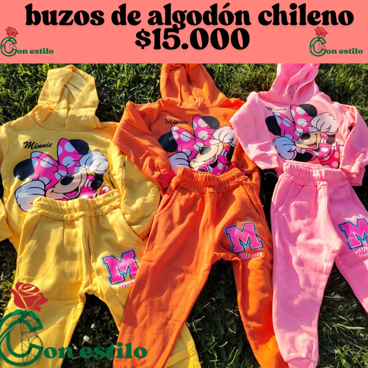 buzos de algodón chileno $15.000