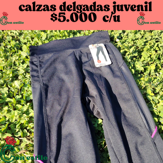 calza juvenil$5.000