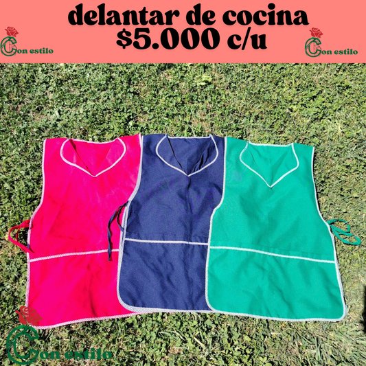 delantal de cocina $5.000
